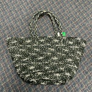 NWT United Colors of Benetton Straw beach bag